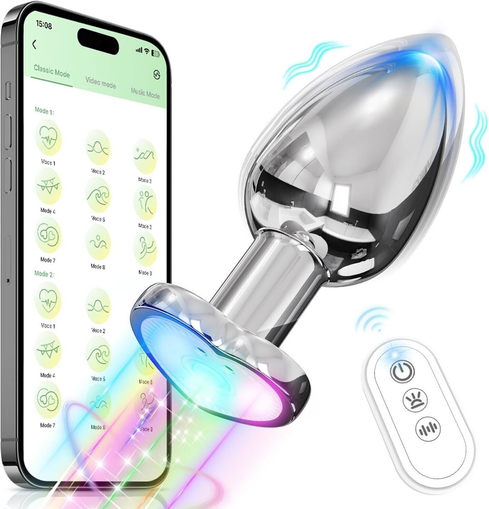 Vibrating Anal Plug Trainer for Prostate Massage and Pleasure