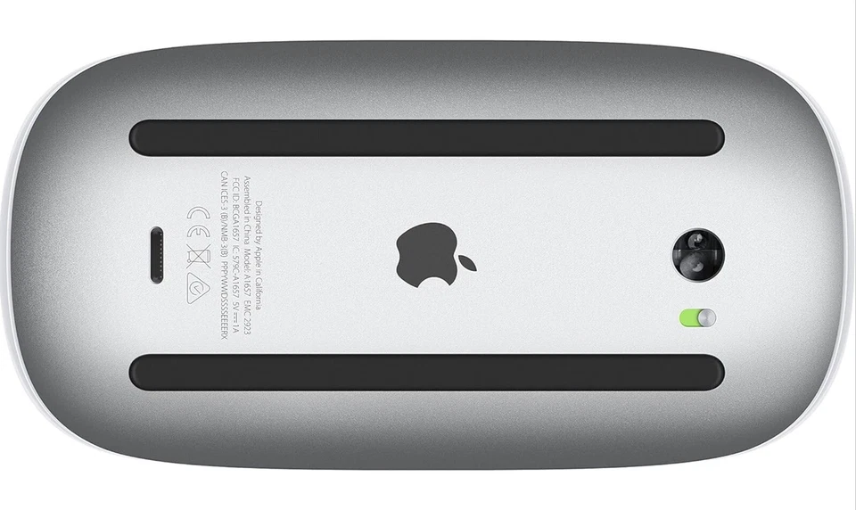 RATÓN APPLE MÁGIC MOUSE 2 MODEL A1657 EN CAJA CON CABLE USB Y MANUAL - Imagen 4 de 4