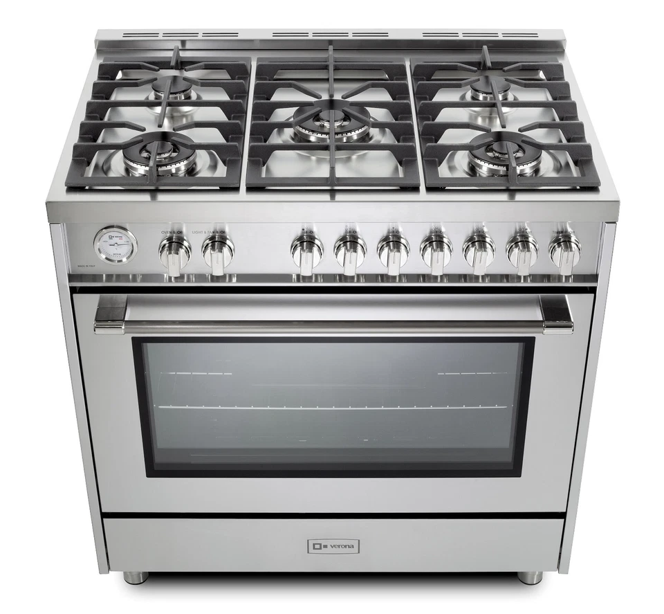 Horno independiente de acero inoxidable Verona Prima 36 pulgadas 5,0 pies cúbicos Foto 2 de 4