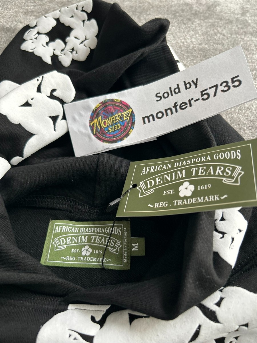 Denim Tears Full Tracksuit The Cotton Wreath Black, Small, Medium