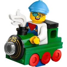 LEGO Minifigures Series 25 Train Kid 71045 Supplied Grip Seal Bag Without Box