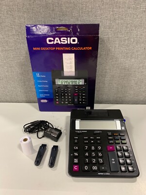 Casio Mini Desktop Printing Calculator HR-200RC