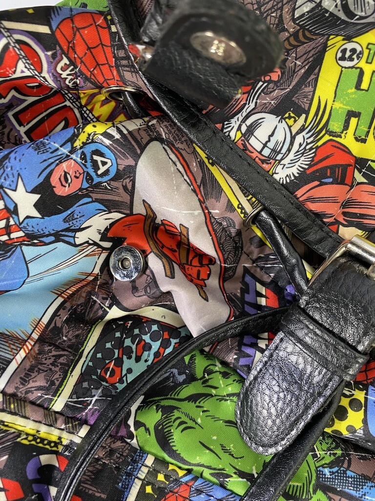 Marvel Comic Book Backpack Drawstring Rucksack Av… - image 4