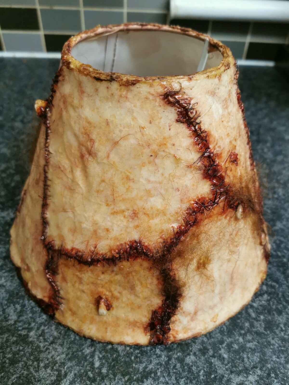 Faux Human Skin Lampshade Texas Chainsaw Massacre Leatherface Horror SFX eBay