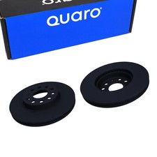 2x QUARO BREMSSCHEIBE Vorne für VW GOLF CADDY AUDI A3 SKODA OCTAVIA SEAT ALTEA