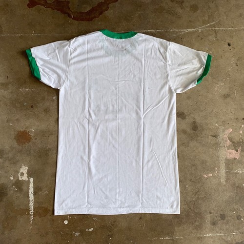 80s VINTAGE THE BEVERLY HILLS HOTEL LOS ANGELES WHITE RINGER T-SHIRT MEN SZ S - Picture 10 of 11