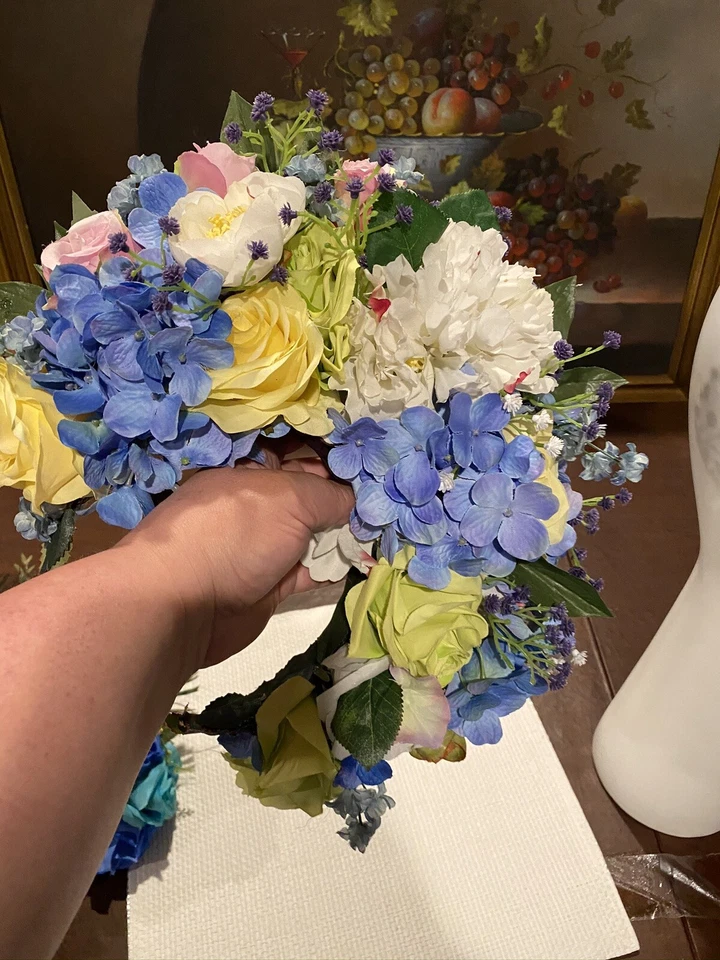 Ucrania Nacional Niñas Mujeres Diadema Rosa Flor Corona Diadema Floral Foto 2 de 4