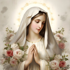 Deko Bild Heilige Maria Madonna Vintage Shabby Chic Wandbild Wanddeko Wandfliese