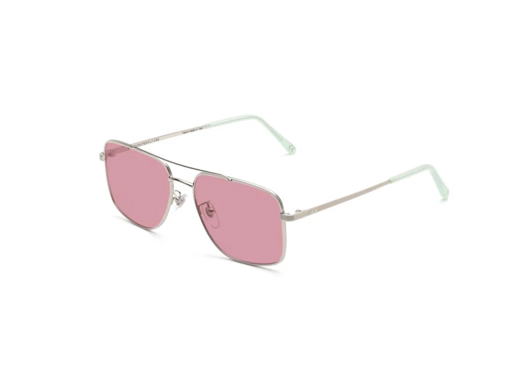 Retrosuperfuture Occhiali da Sole B27 Volo Mineral Pink Oro rosa Uomo Donna