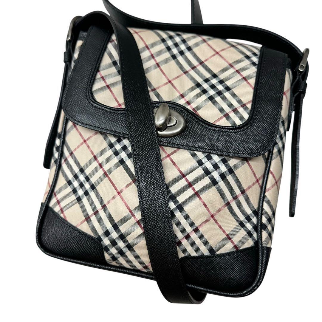 Burberry Shoulder Bag Nova Check Canvas Beige Authentic F11181301