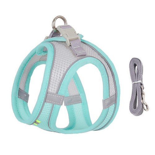 Dog Harness Leash Set for Small Dogs Adjustable Puppy Cat Harness Vest French - Picture 18 of 24