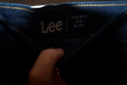 JEANS LEE MIDRISE MID RISE CAPRI REGULAR FIT DEVOTION DENIM 18W M NUOVO CON ETICHETTE - Foto 2 di 5
