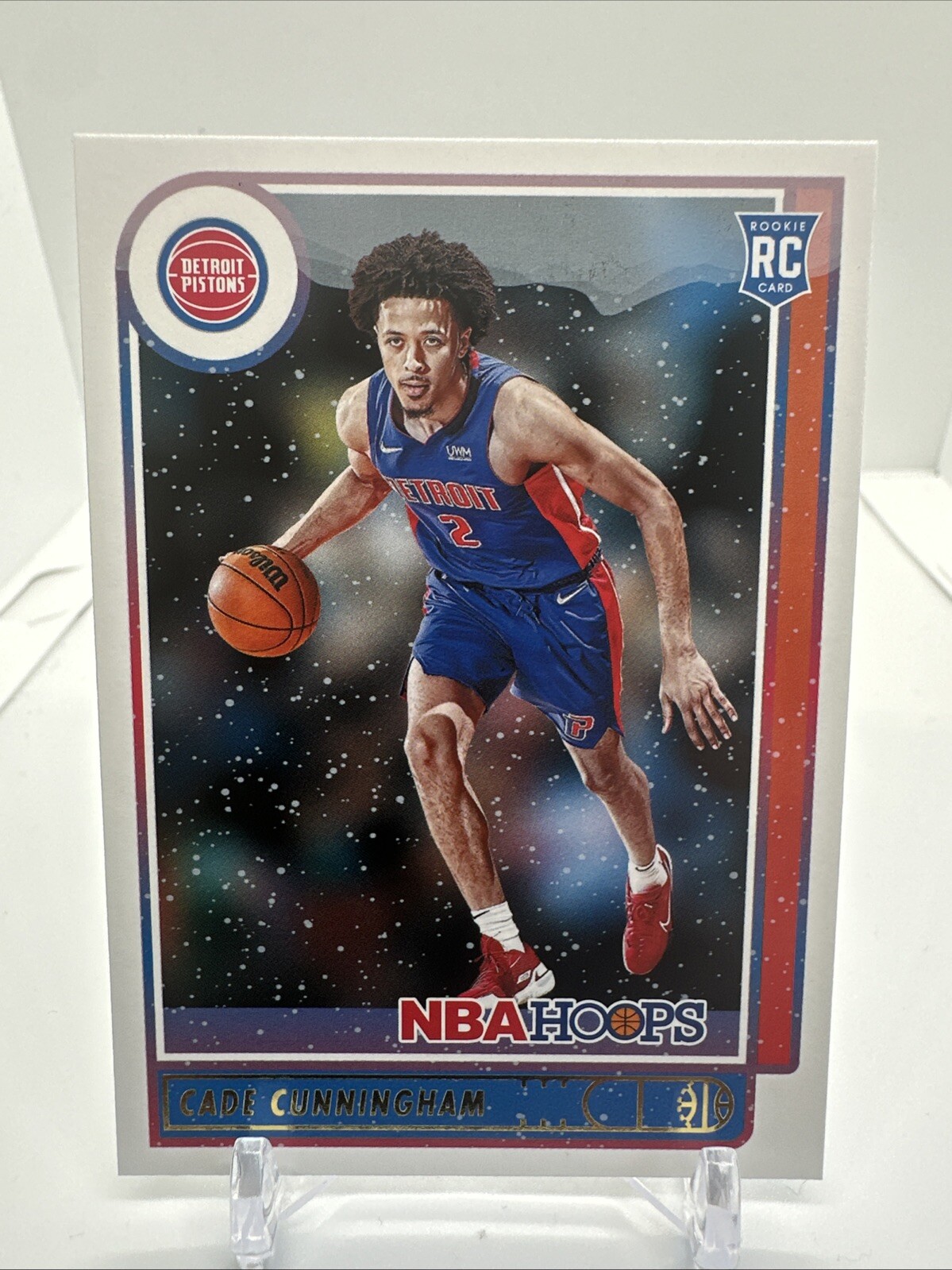 2021-22 NBA Hoops Winter #201 Cade Cunningham RC Rookie Detroit Pistons