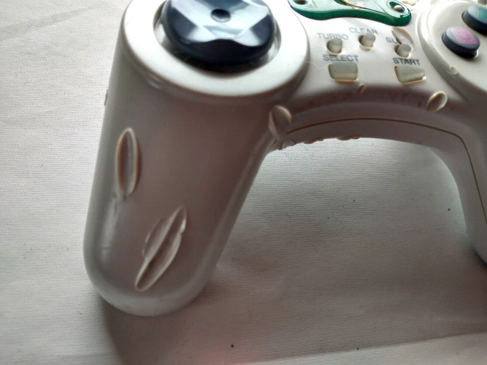 PlayStation 1 Wired White Controller Tested - Image 3 of 4