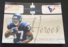 DOMANICK DAVIS Texans 2005 Playoff Absolute Memorabilia Heroes Gold #084/150