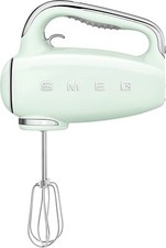 Image of Smeg HMF01PGUK Retro Style Mixer, Turbo Function LED Display in Pastel Green