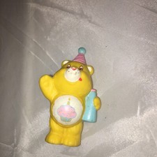 VTG 1980s KENNER Care Bears BIRTHDAY Hat Ready for a Party Mini PVC Figure D7