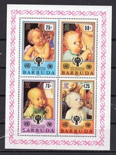BARBUDA 1979 PAINTINGS BY DURER S/S MNH
