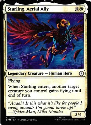 Starling, Aerial Ally 18 C Marvel's Spider-Man MTG NM/M