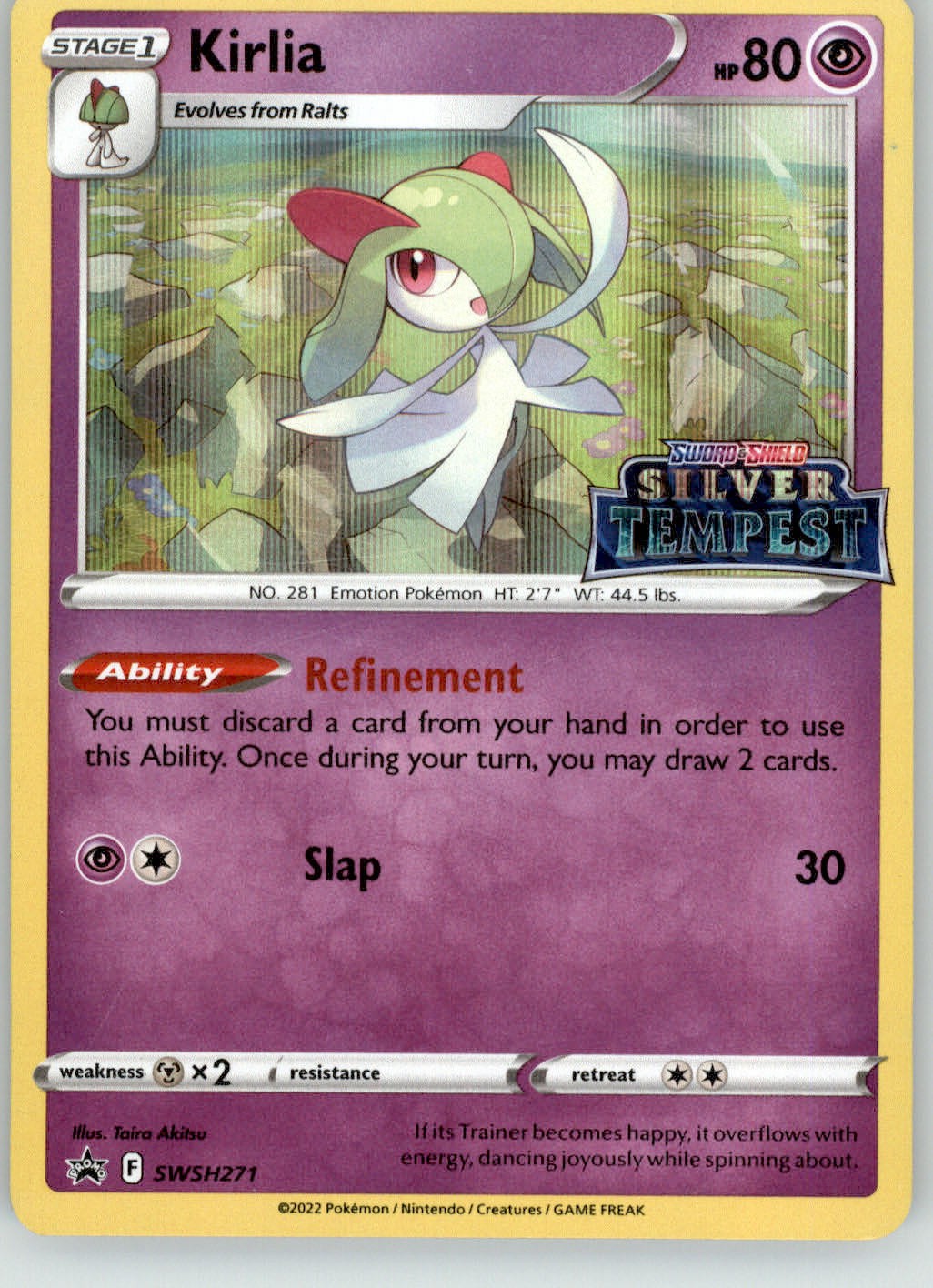 Kirlia (Prerelease) - Sword & Shield Promo - SWSH271 - Holo LP Pokemon