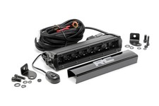 Rough Country 8 Black Series Single Row Cree Led Light Bar - 70718bl