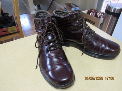 Mens Rockport 6'' Cordovan leather waterproof Boots with Torsion system size 11.5