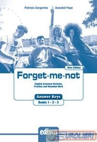 9788844121716 FORGET-ME-NOT. NEW EDITION. ANSWER KEY. EDISCO PATRIZIA GORGERINO