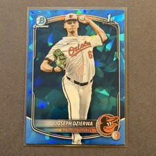 2025 Bowman Chrome Draft Sapphire Edition - Joseph Dzierwa #BDC-186 (RC)
