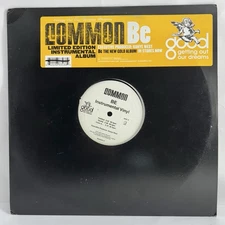 COMMON BE 2005 2LP EX Vinyl US Hip Hop Getting Dreams Geffen Kanye Instrumental