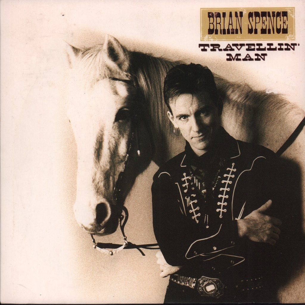 Brian Spence Travellin' Man 7"" vinyl UK Chrysalis 1990 with pic sleeve CHS3479
