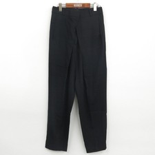 Alexander McQueen Black Front Pleat Women's Pants XS