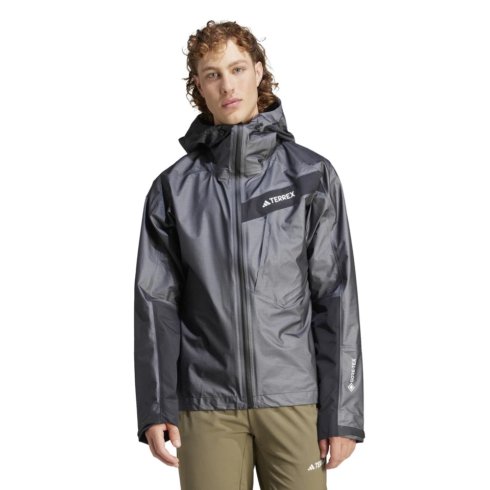Adidas Terrex Techrock Men's Light Goretex Active Rain Jacket Large RRP £300 - Image 2 of 4