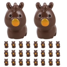  50pcs Mini Horses: Miniature Resin Horse Ornaments For Desktop Moss Terrarium -