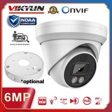 Vikylin 6MP HD IP Camera POE Outdoor IR Light 2-Way Audio Indoor NDAA Onvif Lot