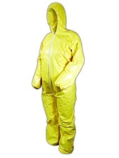 DuPont Tychem 2000 QC127S Disposable Chemical Resistant Coverall with Hood,...