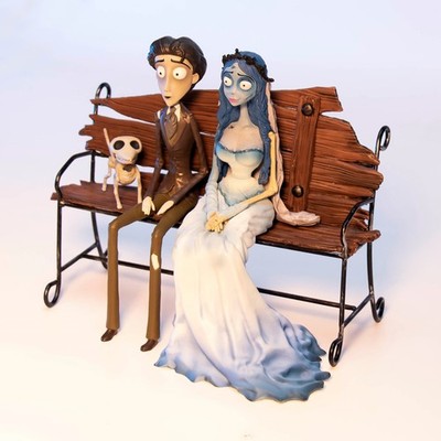 Die Braut Leiche Diorama Figur Victor, Emily und Zero 15 cm Sd Toys