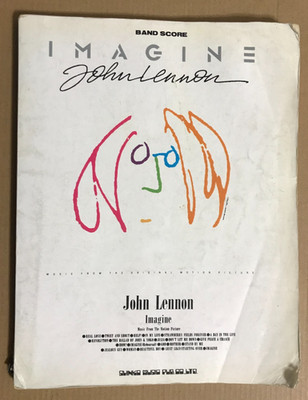 John Lennon IMAGINE from The Motion Picture Japan Band Score Book Guitar Tab