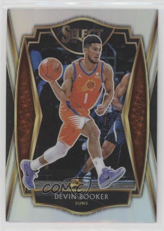 2020-21 Panini Select Premier Level Silver Prizm Devin Booker #121