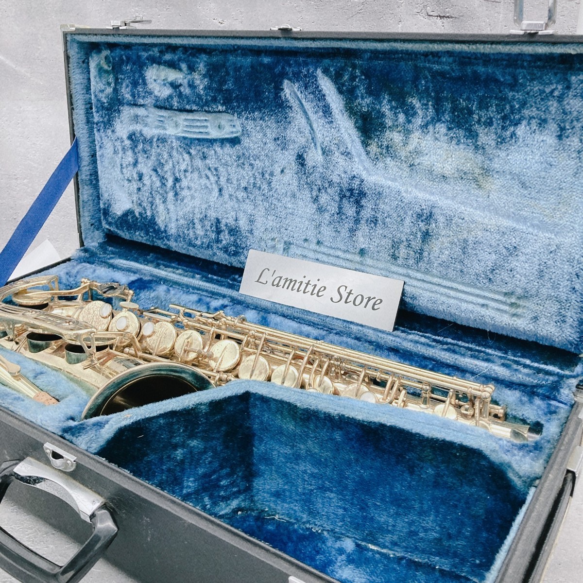 YAMAHA YAS-61 & Hard Case Alto Saxophone Sax Tested YAS61 Japan