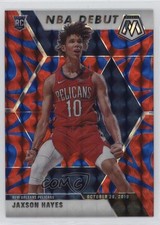 2019-20 Panini Mosaic NBA Debut Reactive Blue Prizm Jaxson Hayes #267 1hc0
