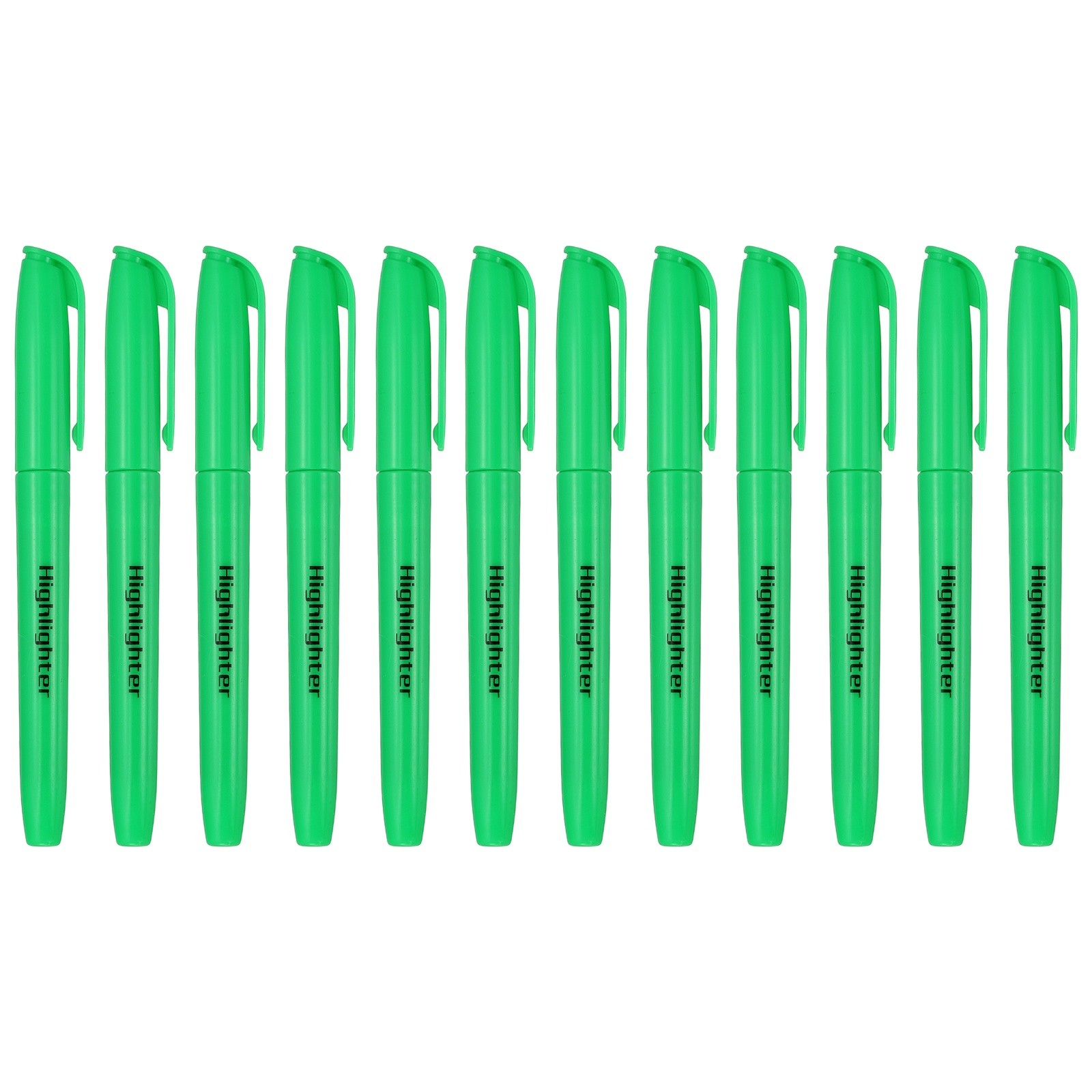 , 12 Pack High Lighters No Bleeds Highliters Pens Neon