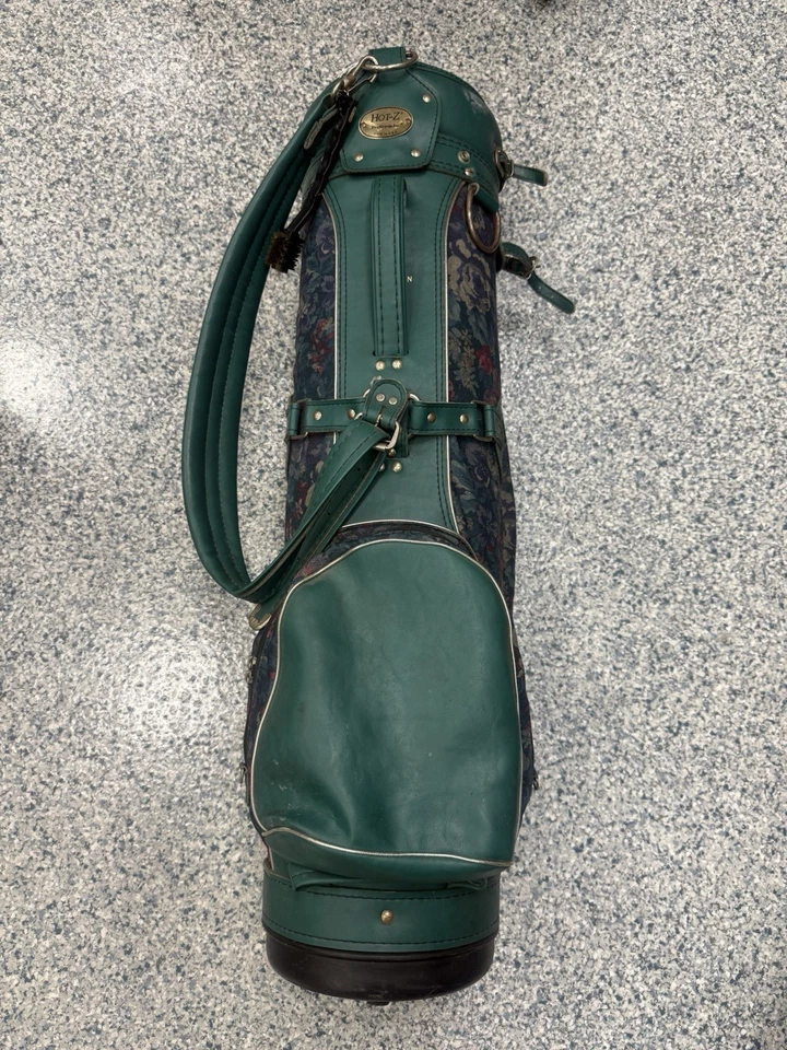 Bolso de Golf Hot Z Vintage Diseño Floral Verde con Cubierta Foto 2 de 4