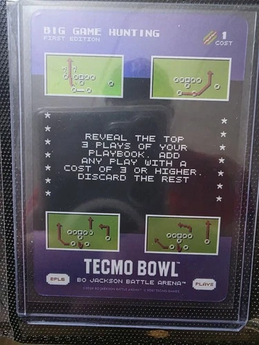 2026 Bo Jackson Battle Arena Tecmo Bowl Big Game Hunting Bonus Play BPL6