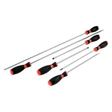 Combination Screwdrivers Set, 6-piece Multi Material Handle Long Magnetic