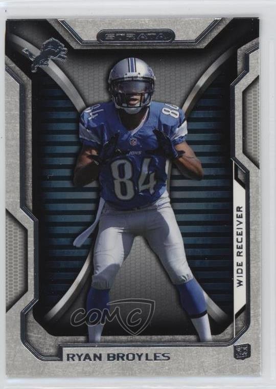 2012 Topps Strata Hobby Thick Stock Ryan Broyles #28 Rookie RC mp7