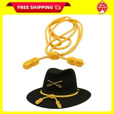 Army Cavalry Adjustable Hat Cord Band for Men Accesory for Army Yellow