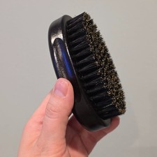 Natural Boar Bristle Beard Brush Mens Wooden Handle Travel Mustache Brush Groomi