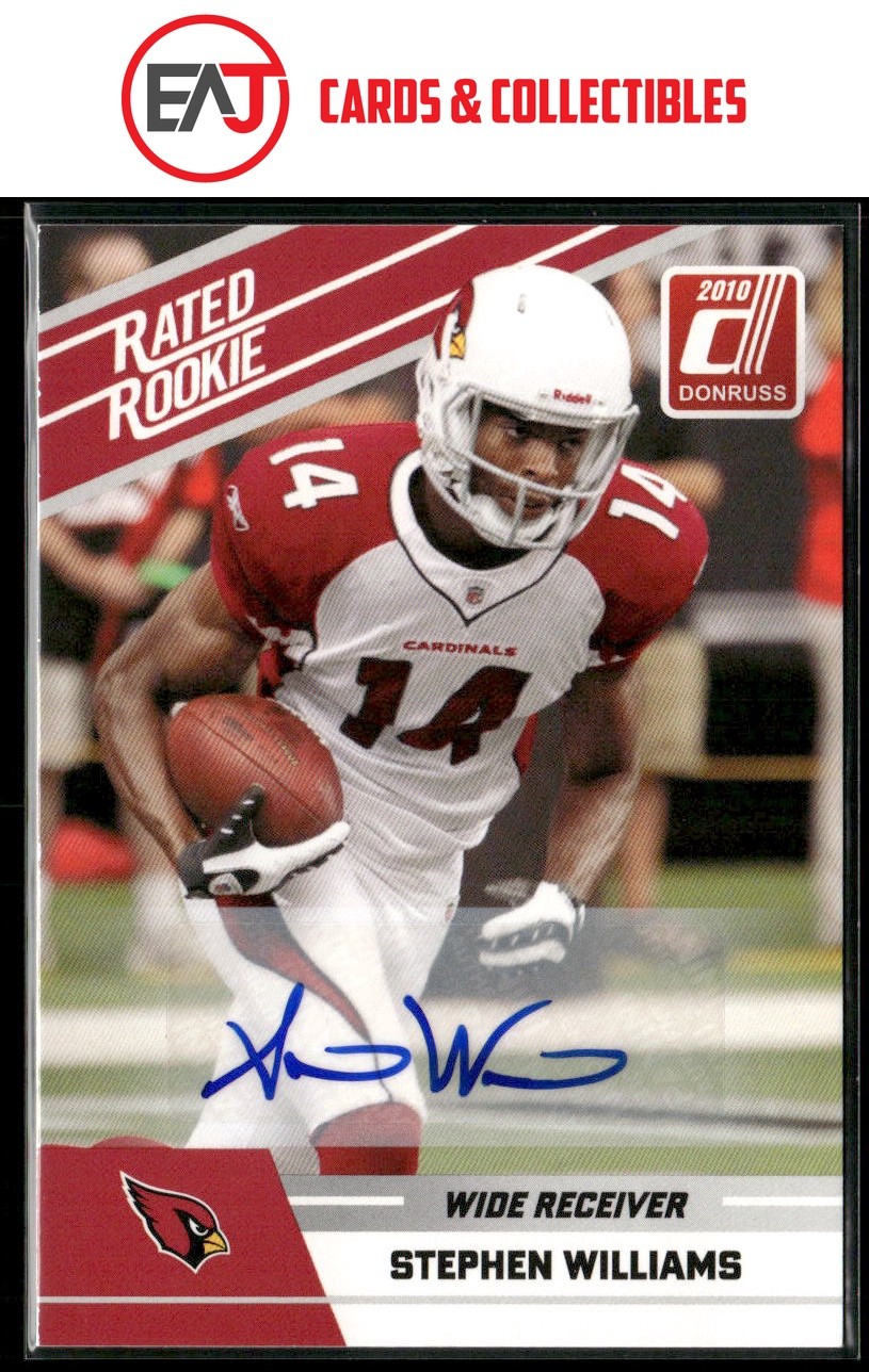 Stephen Williams 2010 Donruss Rated Rookies Auto #92 Arizona Cardinals
