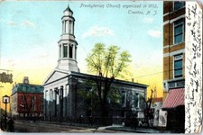 Vintage Postcard 1906 First Presbyterian Church, Trenton, New Jersey (NJ)