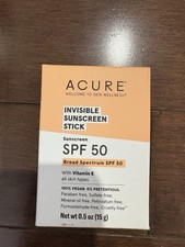 New Acure Invisible Sunscreen Stick Sunscreen SPF 50